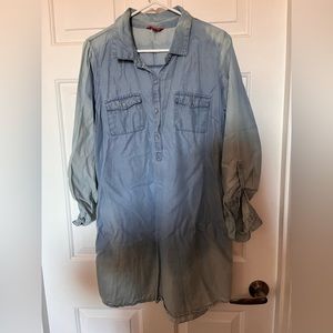 Guess denim colored shirt dress